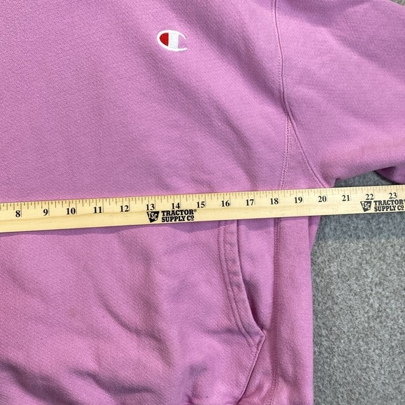 Champion reverse weave pink hoodie S thick retro streetwear vintage - Picture 10 of 12